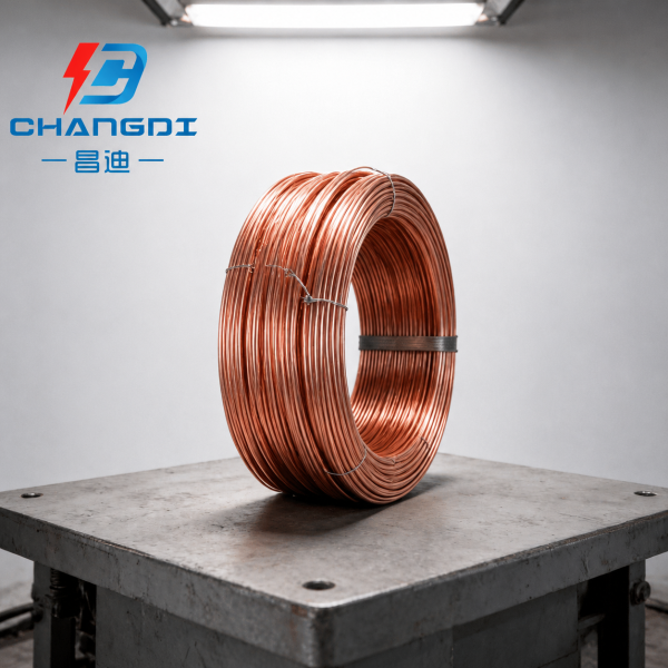 15.8mm Copper Bonded Steel Wire with High Corrosion Resistance