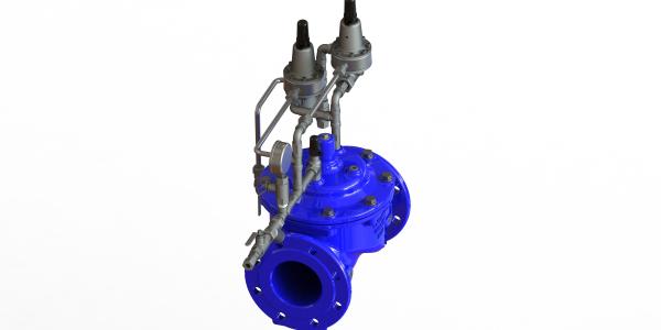 Industrial Grade Surge Anticipation Valve Epoxy Coated Pressure Adjustable  for Water Systems