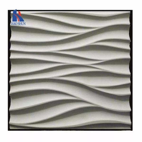 Custom For Leather Pu 3d Wall Panels Making Machine Mold Gypsum Panels
