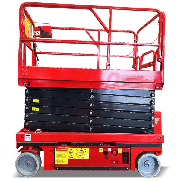 6M Mobile Electric Scaffolding Lift Platform for Construction Multiple Modes Foldable Electric Lift Scaffolding Platform