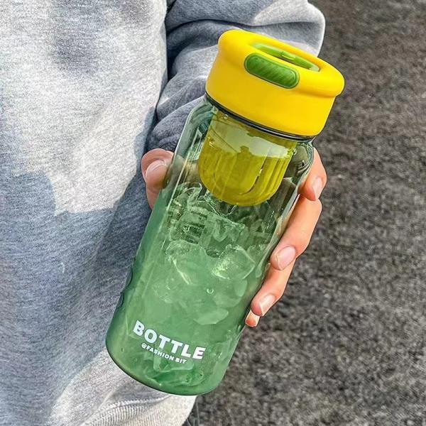 High Temperature Resistance Tea Filter Water Bottle for Student's Outdoor Activities