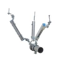 Pipe de toit résistant à la corrosion sismique soutient les supports de tuyau d'eau en argent