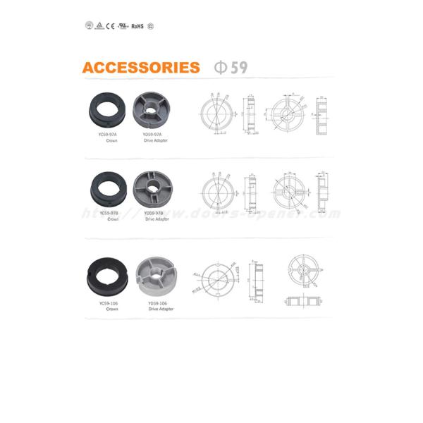 Шторка ролика мотора 15RPM AC 220V 10N.M трубчатая
