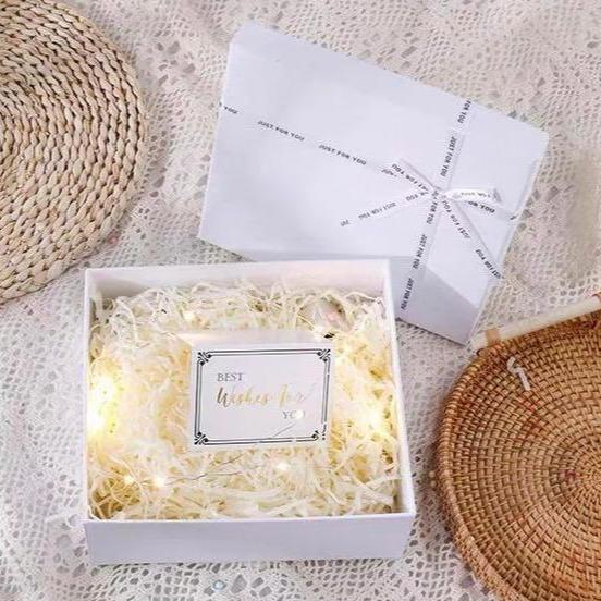 Luxury Rigid Lid And Base Box For Night Light Aroma Stone And Bath Gift Set