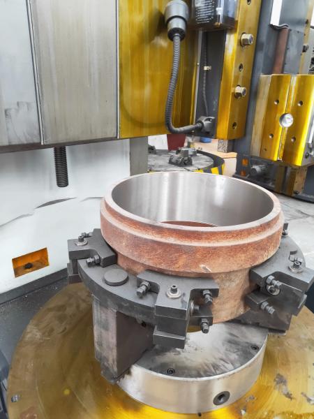 CK5112 Máquina de torneamento de metal de coluna única automática CNC