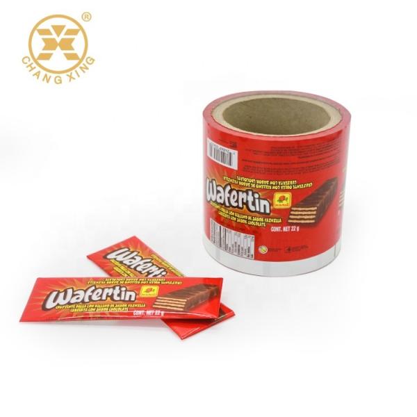 ODM laminado saco do rolo de filme do polietileno do PE 3in do AL do ANIMAL DE ESTIMAÇÃO da embalagem do chocolate das barras da proteína 1kg