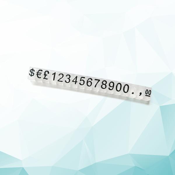 Кубическая форма Чистый черный пластиковый тег для розничных выставок в часовых и ювелирных магазинах