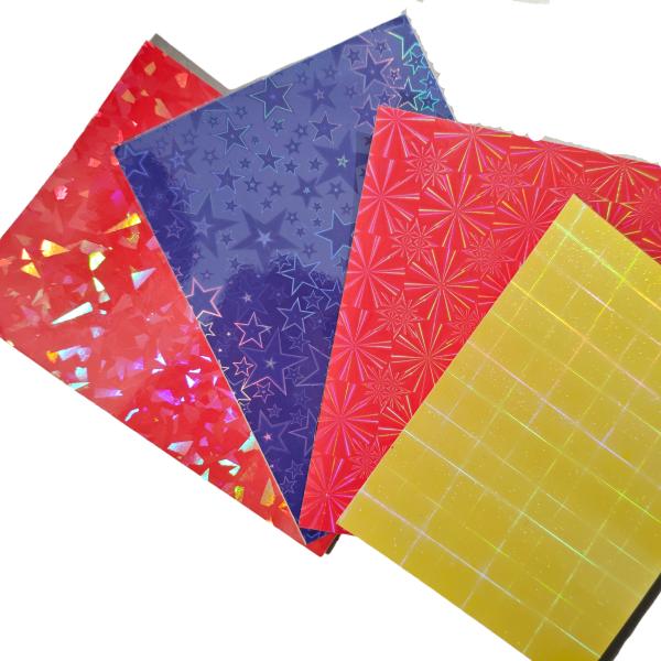Grid of Square High Quality Bopp Laminating Film Roll Thermal Lamination Film for Gift & Craft Packaging