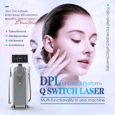 2 In 1 Skin Beauty Machine Multifunction DPL System And Nd Yag Laser Handpiece