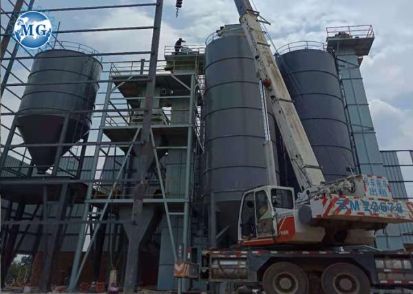 Adhesive Wall Plaster Dry Mortar Production Line 12m Height