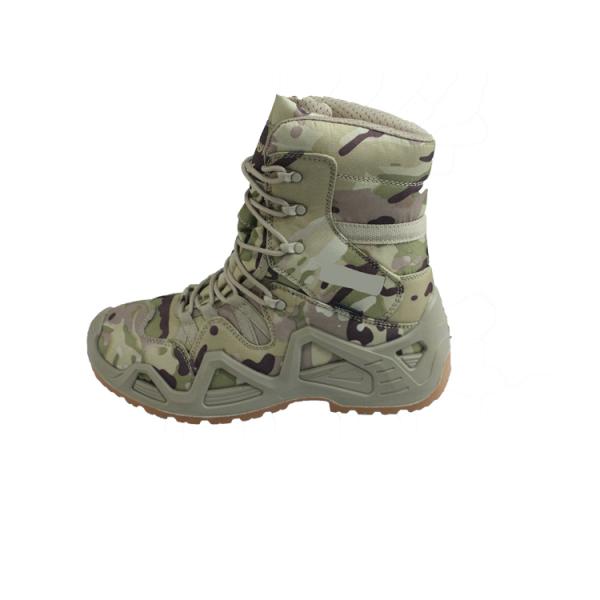 Army Boots Combat Style And Nylon Fabric Gusset For Extreme Environments SJ OEM Breathable Outdoor Shoes