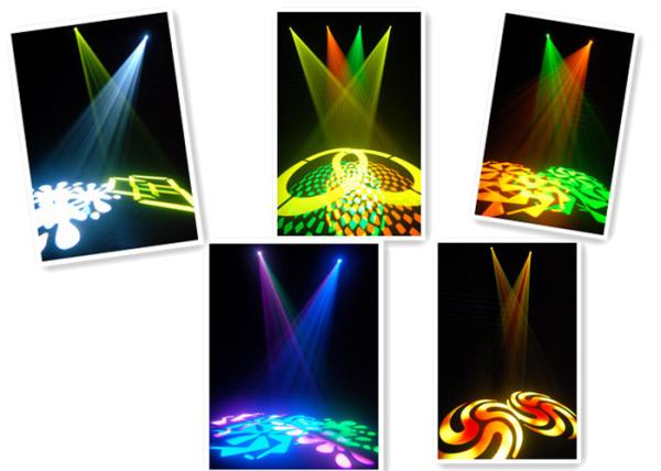 Stage LED Moving Head Light 60W White Rainbow Effect Lighting Pattern Lamp