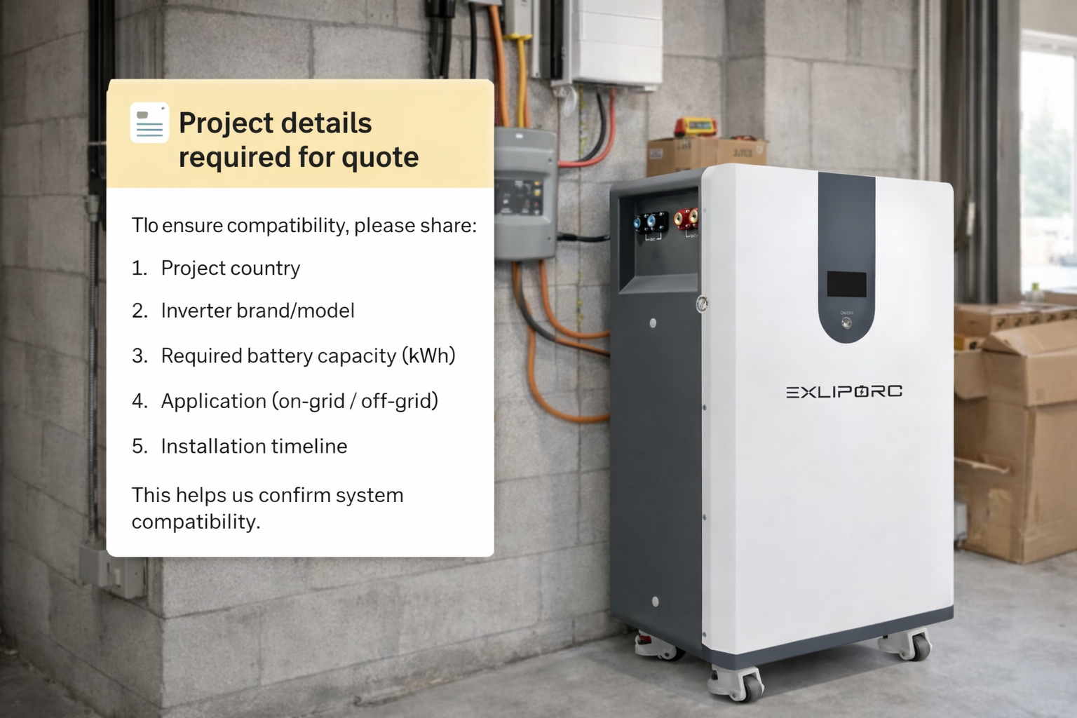 LiFePO4 Battery 48V 300Ah with 8000+ Cycles and Built-in BMS Protection for Home Energy Storage