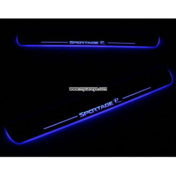 Kia Sportage custom car door welcome LED lights auto light sill pedal