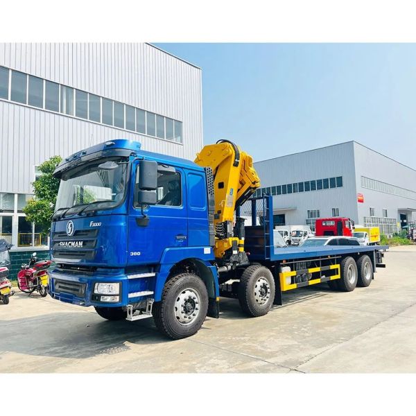 SHACMAN X3000 6x4 Straight Boom Crane Truck 400L Fuel Tank 380HP Engine