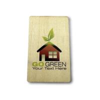 Eco Friendly Bamboo Wooden RFID Hotel Key Card 85.5mm X 54mm Size