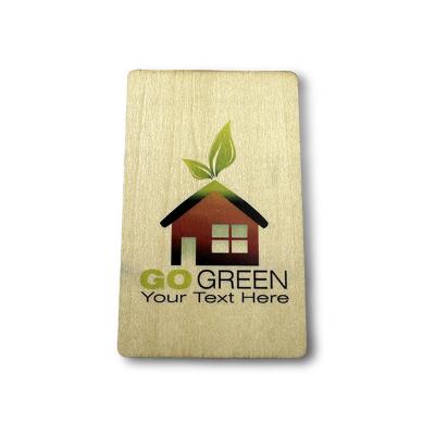 Eco Friendly Bamboo Wooden RFID Hotel Key Card 85.5mm X 54mm Size