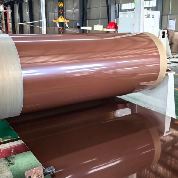 0.12 mm de espesor de aluminio AA8011 de color para contenedores de alimentos