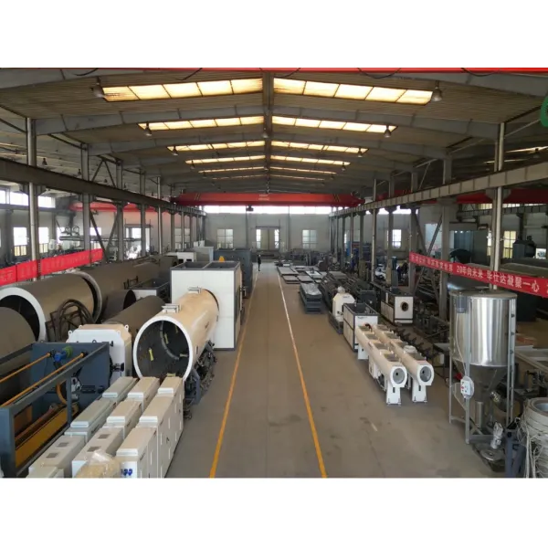 HDPE Pre-Insulated Pipe Casing Extrusion Line with 250-1350 kg/h Capacity and Vacuum Calibrating Method Using High-Efficiency Extruder