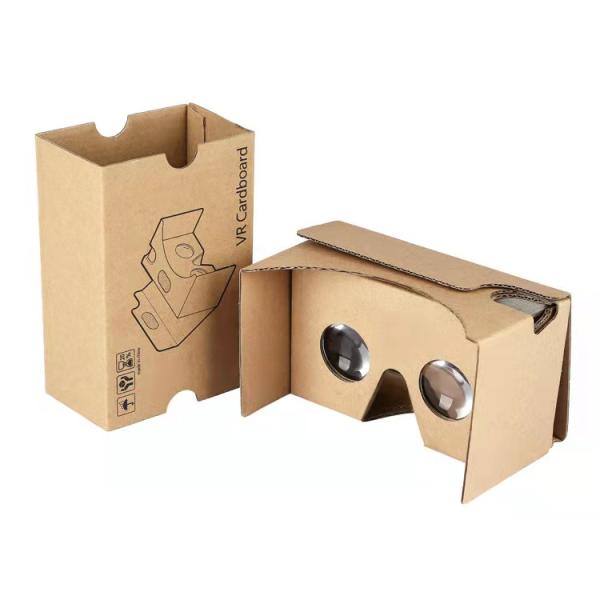 factory price Easy Setup Cardboard Headset 3D Virtual Reality VR Glasses  for google cardboard vr 2.0  Video & Game