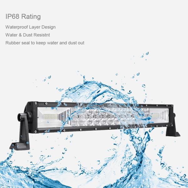 5D Lens 22 32 42 50 Inch 3 Row Straight Curved Led Bar Light For Car 4x4 Off road 4WD ATV UTV Truck Combo Driving