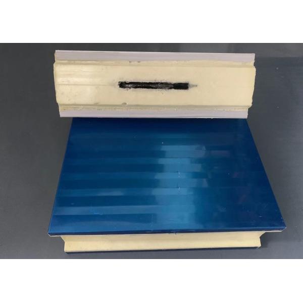 2.0mm Steel Polyurethane Board 42KG/M3 Cold Storage Insulated Panels
