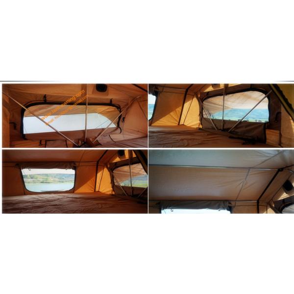 Outdoor 2-4 Persons Trailer Tent Waterproof Aluminum Poles Car Tent