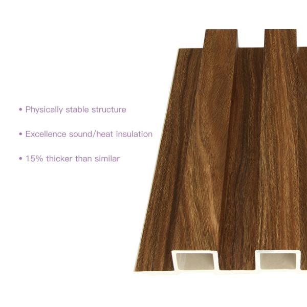 PVC Wall Paper Style ECO Indoor Wood Paneling 200mmx28mm CWB200C