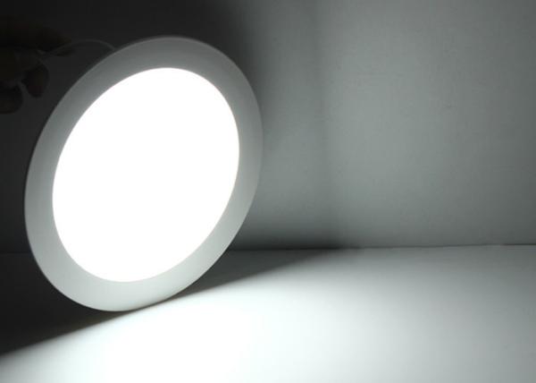 18W Flat Led Panel Light , Square Round / Warm Cool White Indoor Lighting