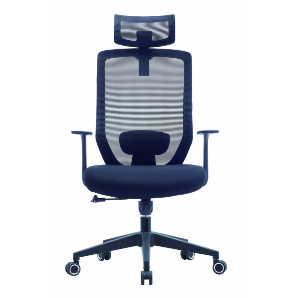 Swivel Mesh Ergonomic Office Task Chair Headrest Adjustable With Lumbar Support