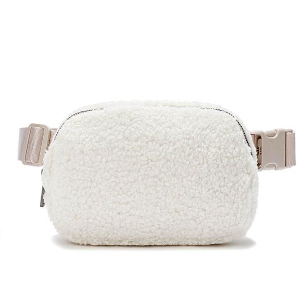 OEM/ODM Accepted Women's Sherpa Cute Belt Bag Fashion Berber Fleece Fanny Pack