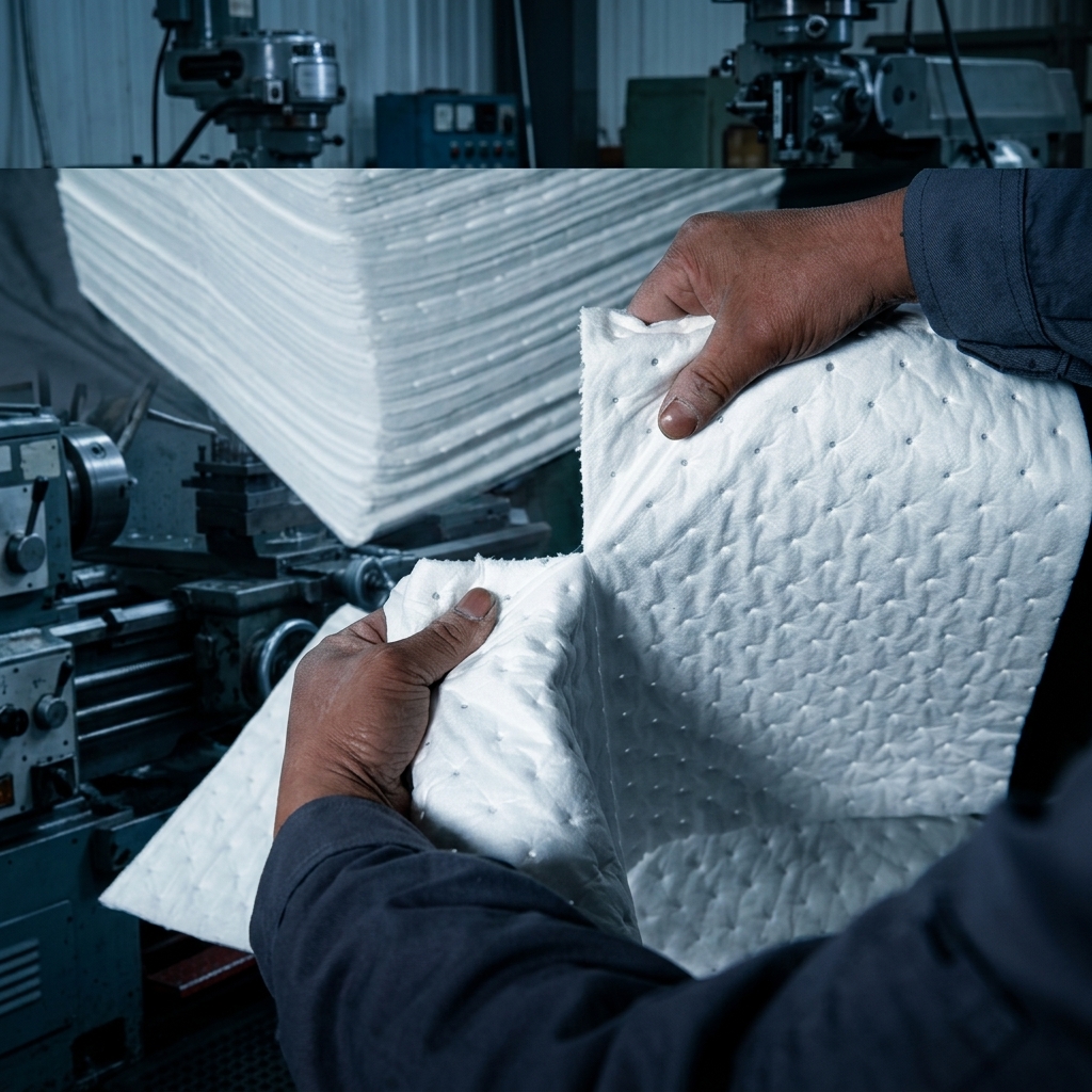 Eco Friendly Oil Only Sorbent Pads