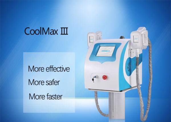 Salon / Clinic / Home Use Body Fat Freezing Machine Portable With Two Cryo Handles