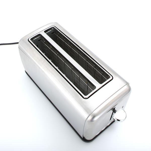 Horno de pan aprobado por la CE de la tostadora de 4 rebanadas de acero inoxidable con logotipo personalizado