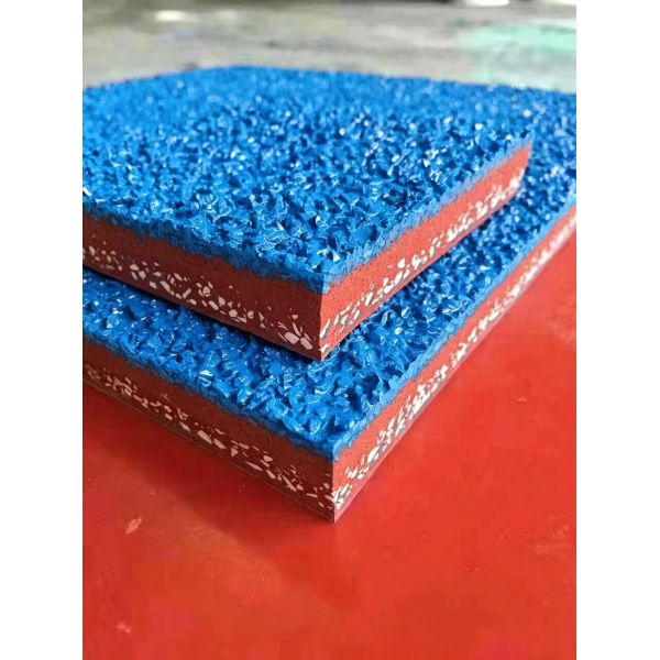 10mm - 13mm Hybrid Running Track Recycled Black Granules Public Running Track