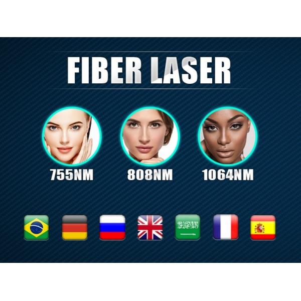 Светлые длины волны машины 3 удаления волос тела лазера волокна ручки