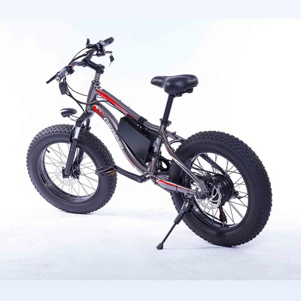 7 Speed Fat Tires Electric Bike 36V 10Ah Removable Lithium Ion Battery 350W Motor
