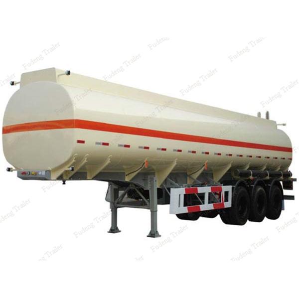 Transport chemical liquids Fuel Tanker Semi Trailer 45000 Liters 6 cabins