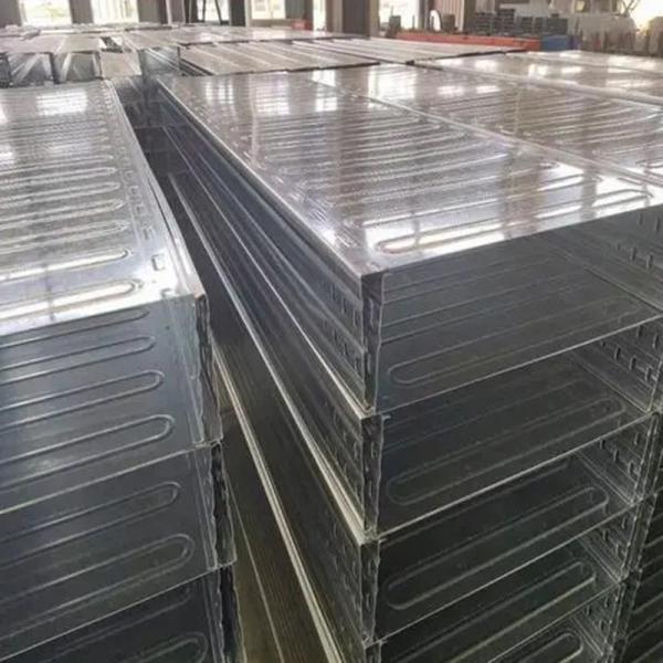 High Strength Commercial Cable Tray Powder Coated Width Customized