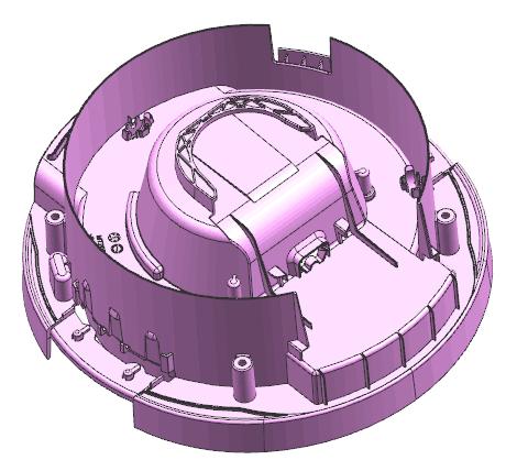 Mold Injection 0.05mm Plastic Pedestal Parts