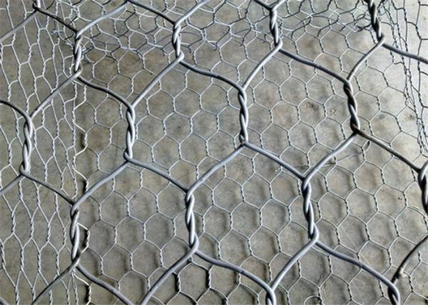 Anti Corrosion Steel Wire Mesh For Gabion Basket Stone Cage Retaining Wall 80 X 100