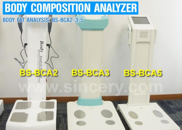 Vertical Segment Human Body Composition Analyzer Equipment For Clinic Healthy Test