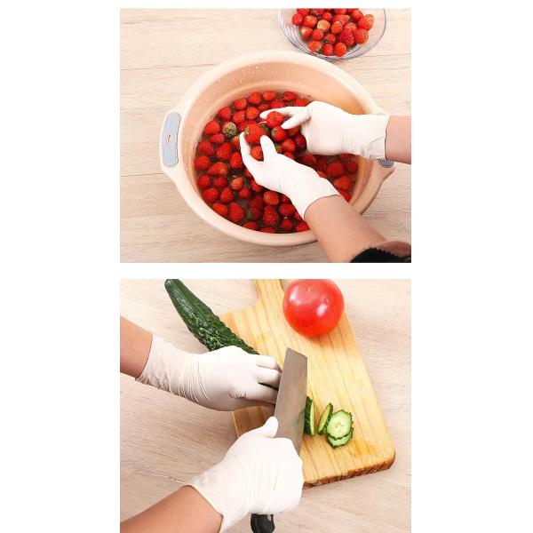 Solvent Resistance White Nitrile Glove 7g Gram Chemical Resistance Nitrile Glove