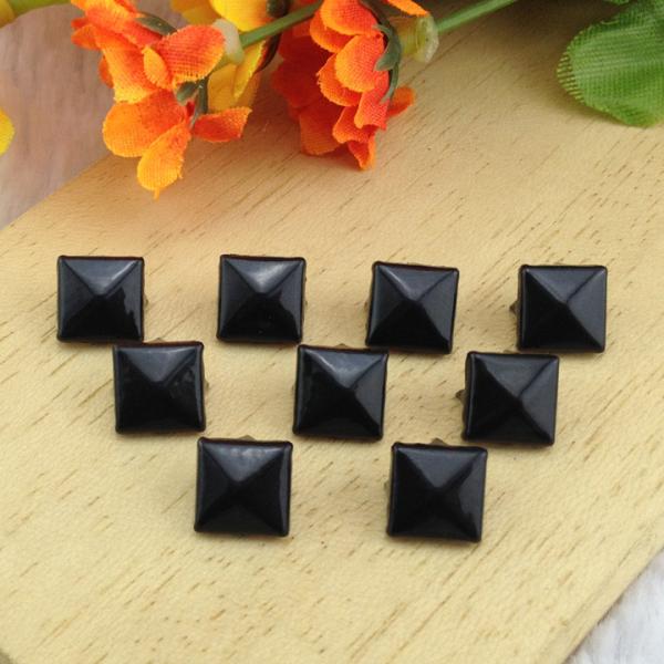 9*9mm square Rivet Black rivets