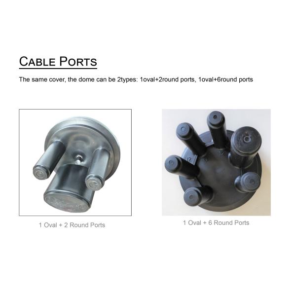 MINI Fiber Optic Splice Closure ABS 24cores With Lock Panel In IP68 For FTTH FTTX