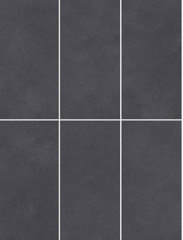 600x1200mm Cement Dark Grey Firebrick Curtain Wall Tile
