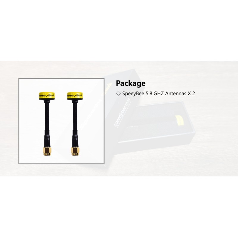 RunCam SpeedyBee 5.8GHz FPV Racing Drone Multirotor Antenna 2.0Dbi RHCP LHCP SMA/RP-SMA/UFL/MMCX 2pcs Security Protection