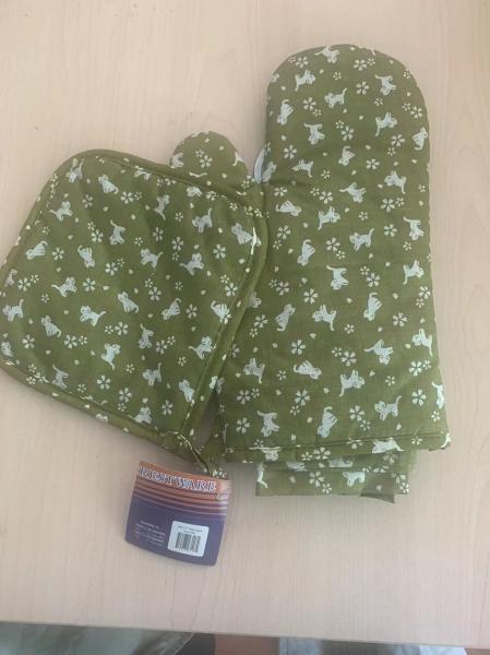 Machine Washable potholder set heat resistant Oven Mitts And Pot Holders