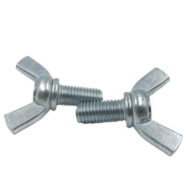 304 Stainless Steel Hex Head Bolts Carbon Steel Wing Nut Screw Bolt M3-M10