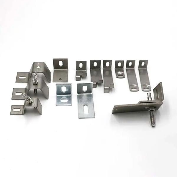 Sturdy Aluminum Marble Angle Bracket White For Supporting Structure